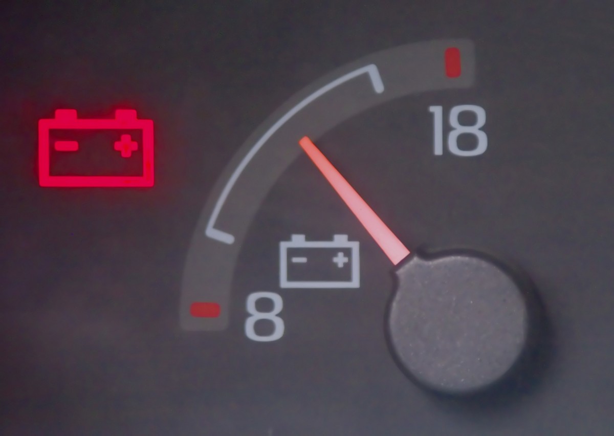 battery light on the dash image
